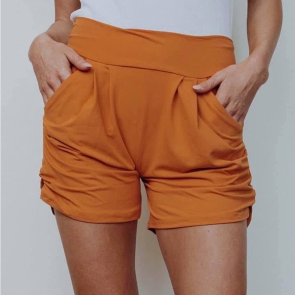 Harem shorts - mustard - Picture 3 of 3